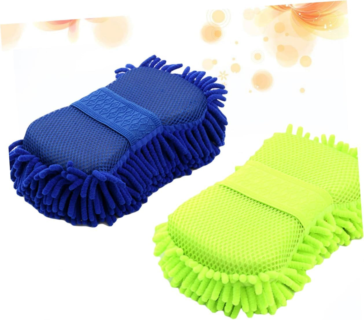 4 Pcs Auto Wash Gloves Car Wash Gloves Car Wash Mitt Car Sponge Clean Car Wash Tools
