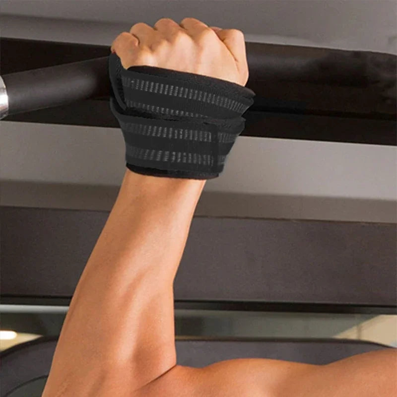 2PCS Weightlifting Hand Belt Anti-Slip Sport Fitness Wrist Wraps Straps Gym Support Lifting Grip Belt Fitness Bodybuilding