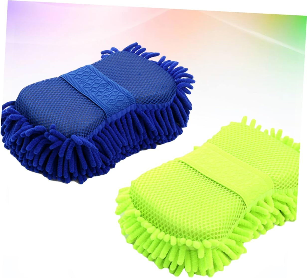4 Pcs Auto Wash Gloves Car Wash Gloves Car Wash Mitt Car Sponge Clean Car Wash Tools