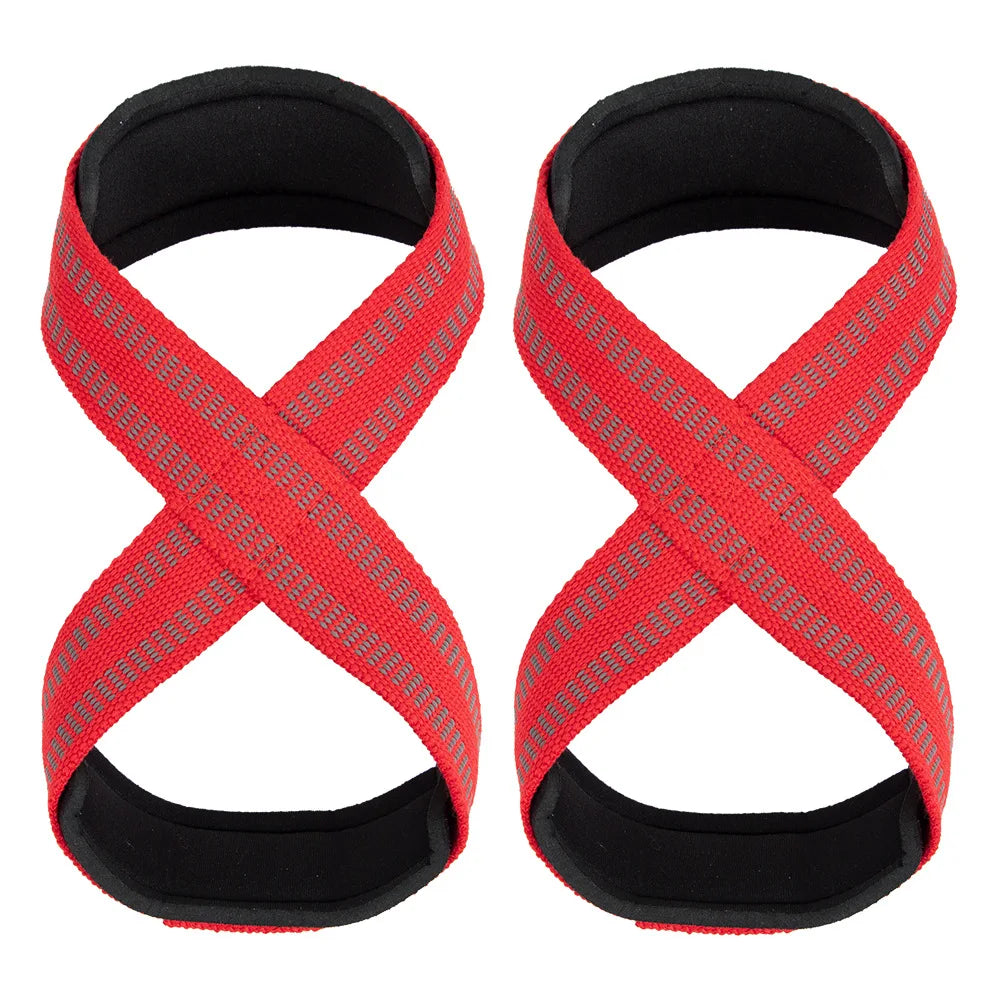2PCS Weightlifting Hand Belt Anti-Slip Sport Fitness Wrist Wraps Straps Gym Support Lifting Grip Belt Fitness Bodybuilding