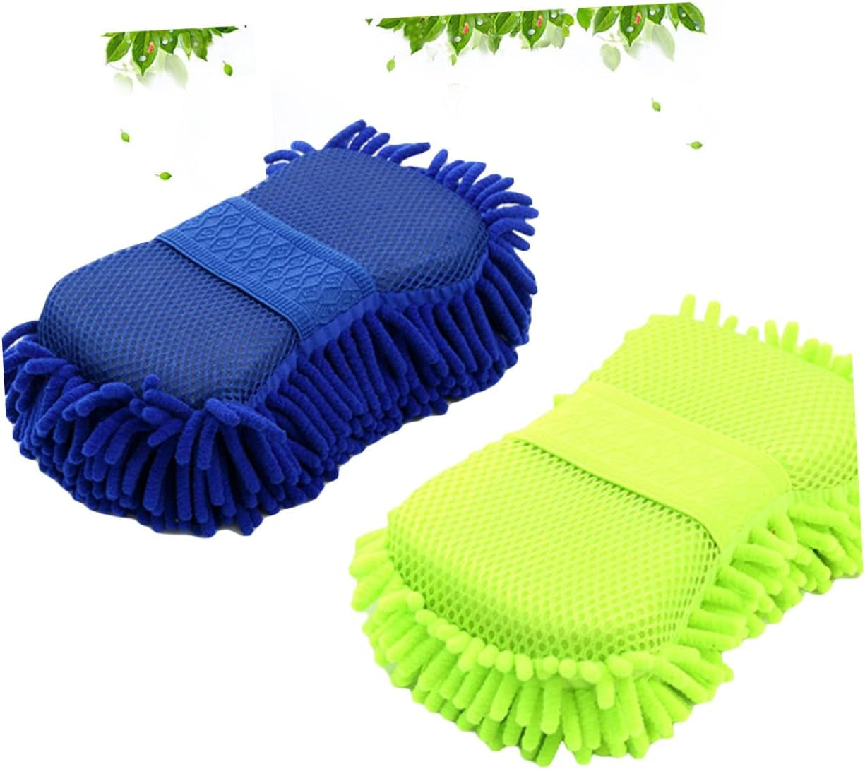 4 Pcs Auto Wash Gloves Car Wash Gloves Car Wash Mitt Car Sponge Clean Car Wash Tools