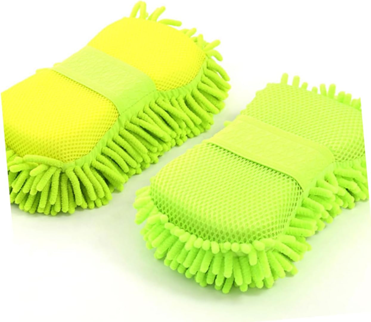 4 Pcs Auto Wash Gloves Car Wash Gloves Car Wash Mitt Car Sponge Clean Car Wash Tools