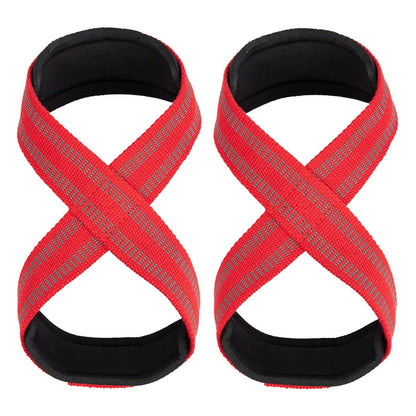 2PCS Weightlifting Hand Belt Anti-Slip Sport Fitness Wrist Wraps Straps Gym Support Lifting Grip Belt Fitness Bodybuilding