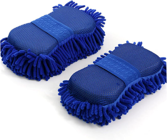 4 Pcs Auto Wash Gloves Car Wash Gloves Car Wash Mitt Car Sponge Clean Car Wash Tools